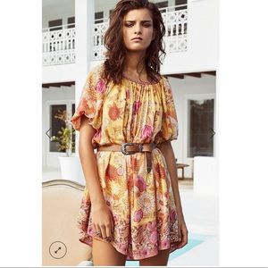 Spell Siren Song Marigold Short-dress/Tunic NWOTS